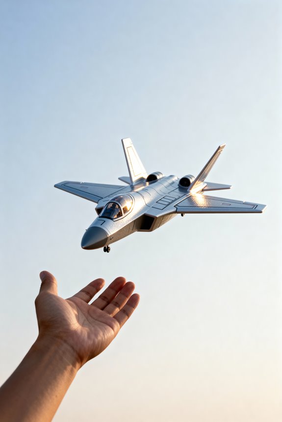 hand launchable rc jets