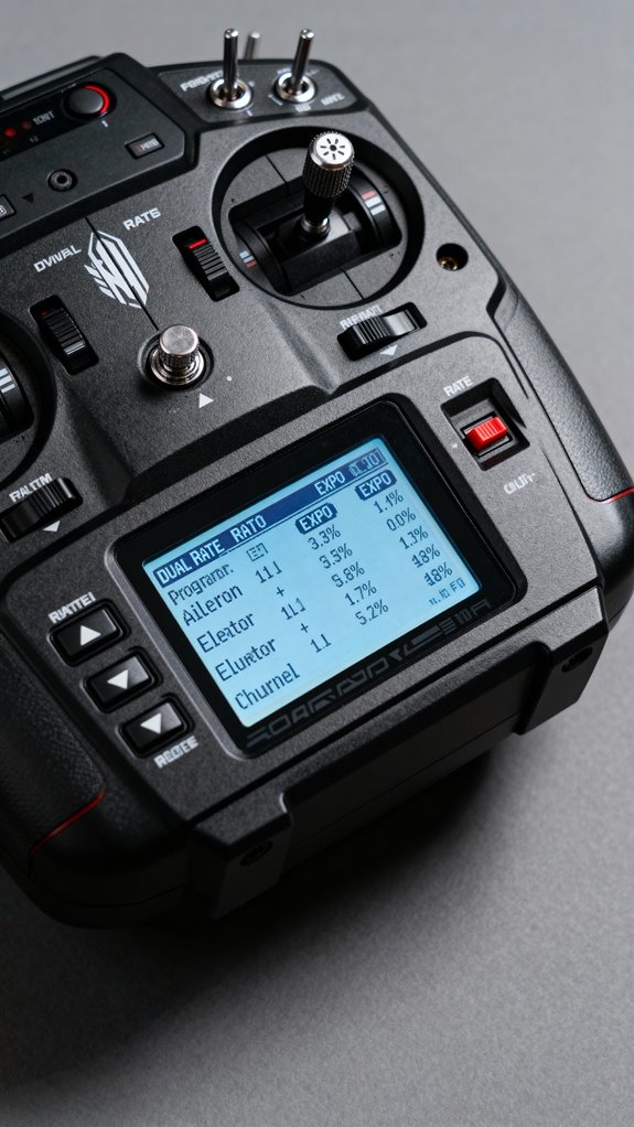 transmitters dual rates setup